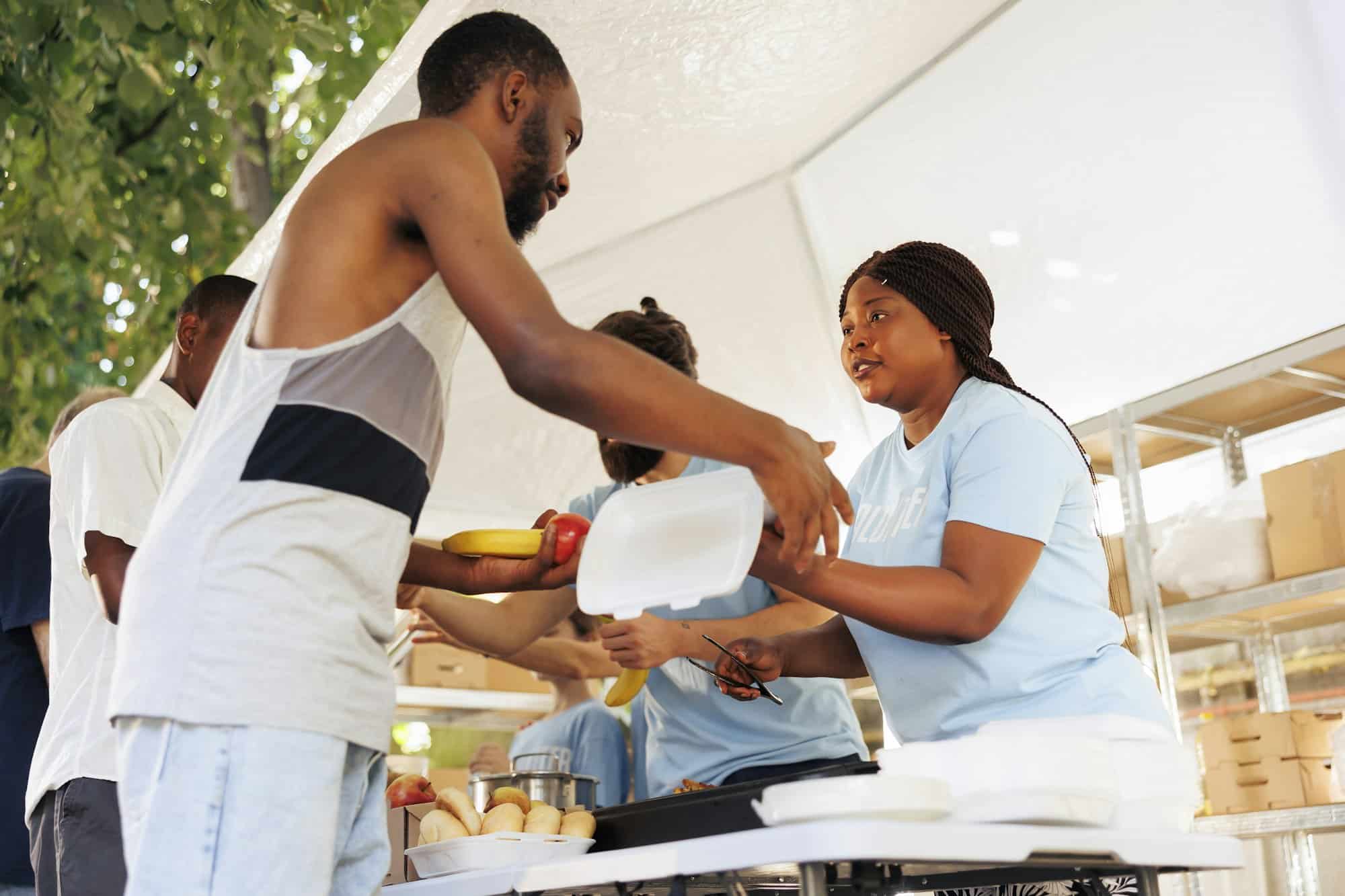Community aid: Food donations